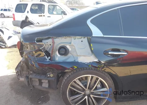 2015 Infiniti Q50 Hybrid Sport из США, поврежденный, VIN JN1AV7AP0FM790852